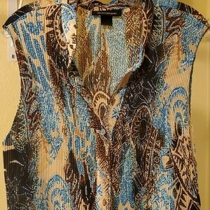 Ashley Stewart  Sleeveless Blouse Sz 20